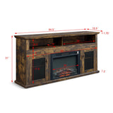TV Stand for TVs up to 65" with Electric Fireplace