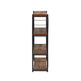 Bookshelf in Weathered Oak & Black