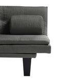63.4” Futon Dark Grey Sofa bed