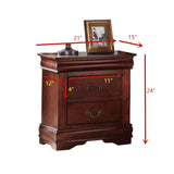 Louis Philippe Nightstand in Cherry