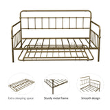 Metal Frame Daybed with trundle
