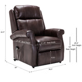 Landis Brown Traditional Lift Chair