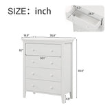 3 Pieces Traditional Concise Style White Bedroom Sets, Nightstand+Chest+Full Bed