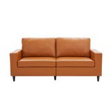 Orisfur. Modern Style  3 Seat Sofa  PU Leather Upholstered Couch Furniture for Home or Office (3-Seat Sofa)