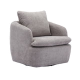 COOLMORE Swivel Barrel Chair, Comfy Round Accent Sofa Chair for Living Room, 360 Degree Swivel Barrel Club Chair, Leisure Arm Chair for Nursery, Hotel, Bedroom, Office, Lounge