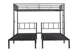 Triple twin bunk bed, can be separated into 3 twin beds