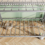 Metal Bunk Bed Twin Over Twin - No Box Spring Needed