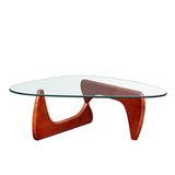 Cherry Triangle coffee table Wood Base