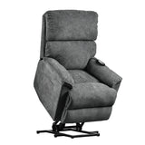 Oris Fur. Power Lift Chair with Massage and Heating Function Soft Fabric Upholstery Recliner for Living Room  (New SKU for PP192721AAE)