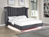 Queen Grey Bedroom Set Made With Wood