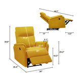 Hot selling For 10 Years ,Recliner Chair With E-motion and USB charge port, High quality fabric and fashion color