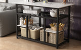 Faux Marble top Kitchen Island