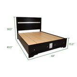 Queen 5 piece Storage Bedroom set
