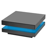 High Gloss Minimalist Design with plug-in 16-color LED Lights